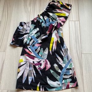 Mara Hoffman One Shoulder Tropical MiniDress